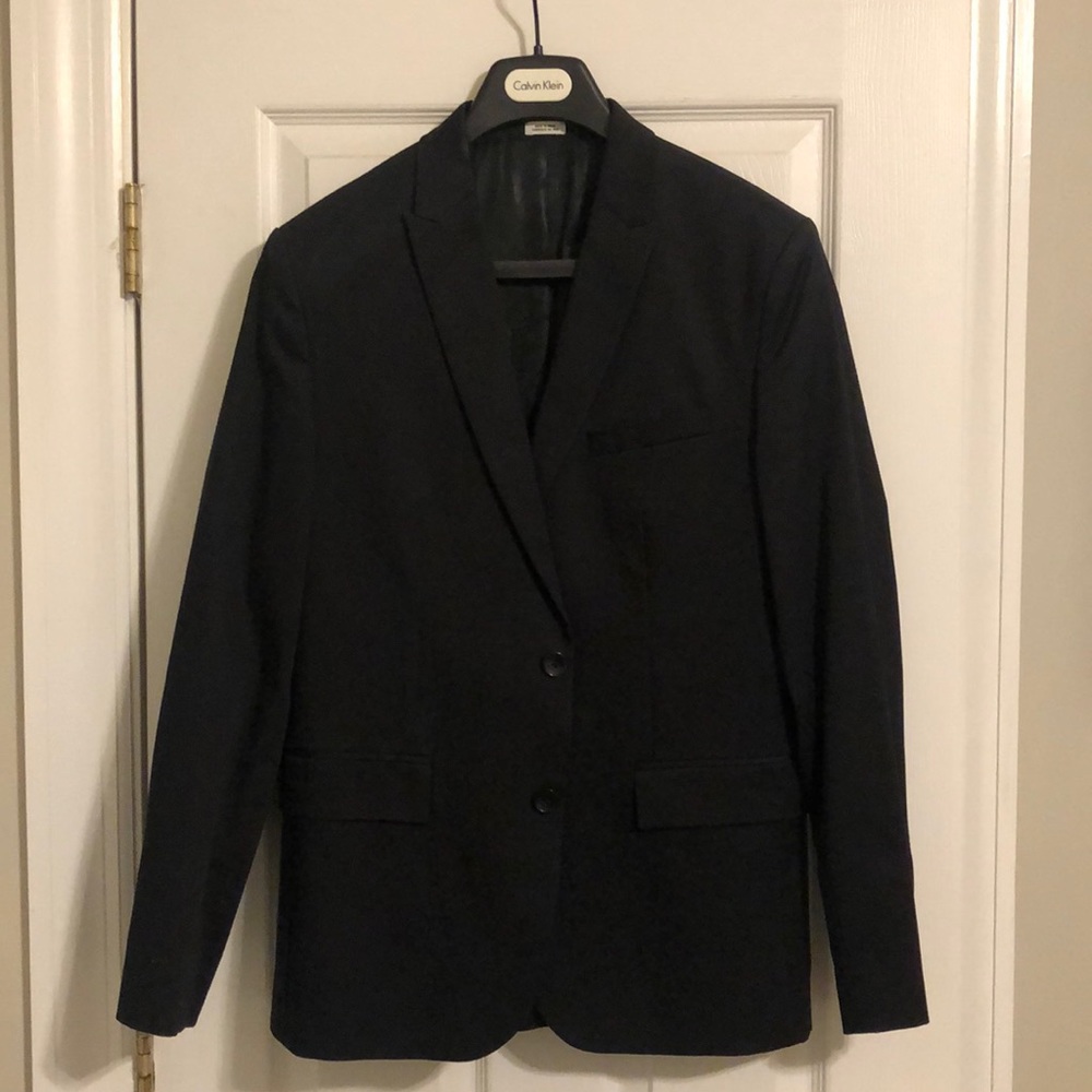 Calvin Klein Black Suit Coat